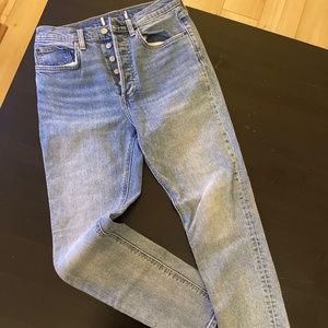 Denim Forum, high rise jeans